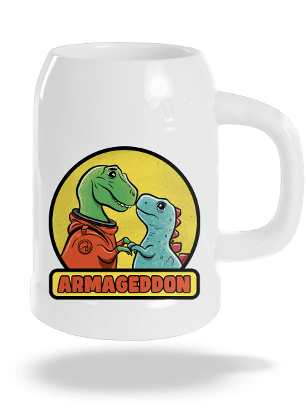 Armageddon půllitr White