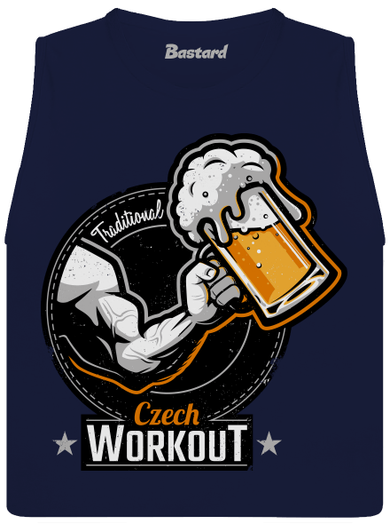 Czech Workout dámské tílko volné Navy