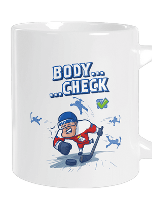 Body check velký hrnek White