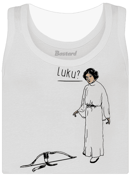 Luke a Leia dámské tílko klasické White