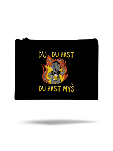 Du hast myš taštička Black
