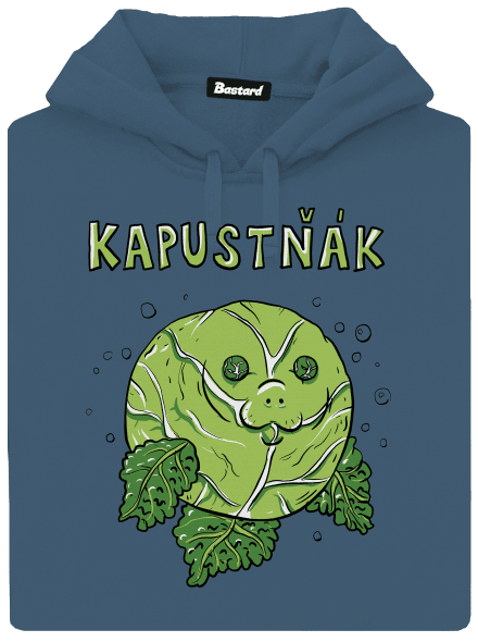 Kapustňák dámská mikina klokanka Denim