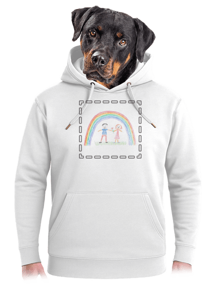 Dětské kresby - nahraj vlastní unisex mikina premium Snowwhite