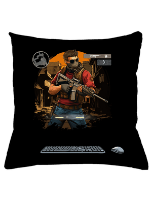 B17: Counter Strike polštář Black