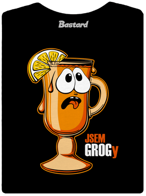 Jsem grogy dámské tričko Black