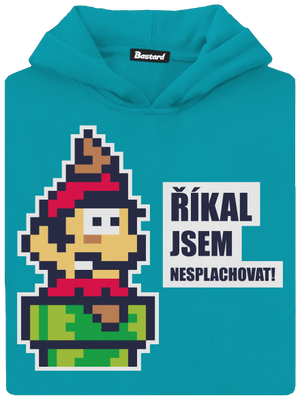 Nesplachovat dětská mikina klokanka Hawaiian Blue