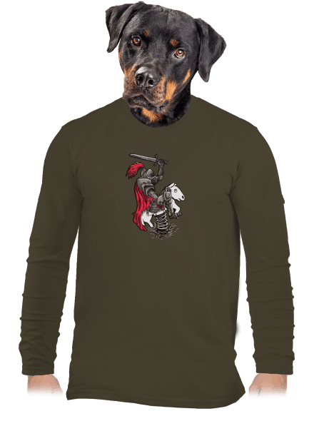 Rytíř pánské dlouhý rukáv Urban Khaki