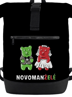 Novomanželé z želé batoh Black