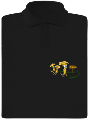 Běží lišky k Táboru pánská polokošile Black