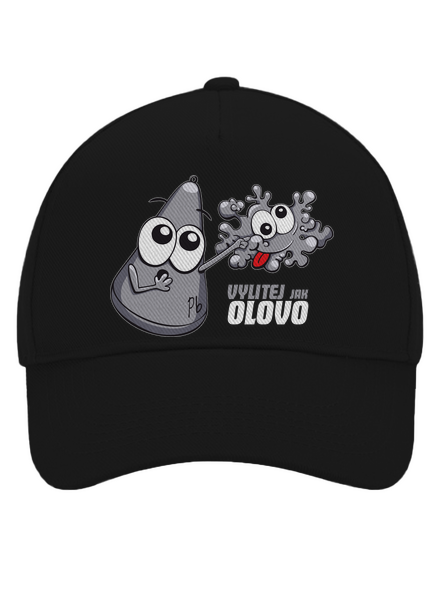 Vylitej jak olovo kšiltovka baseballka Black