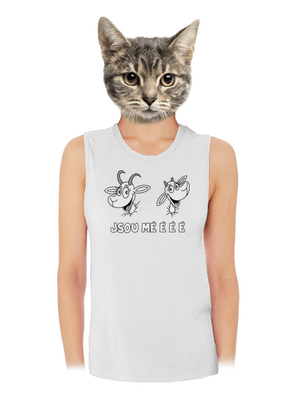 Kozy Jsou méééé dámské tílko volné White