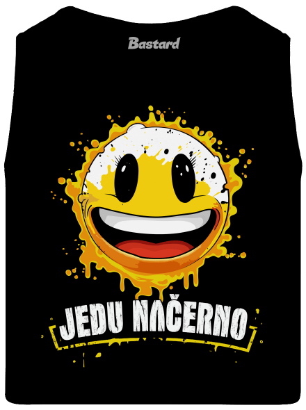 Jedu načerno pánské tílko Black