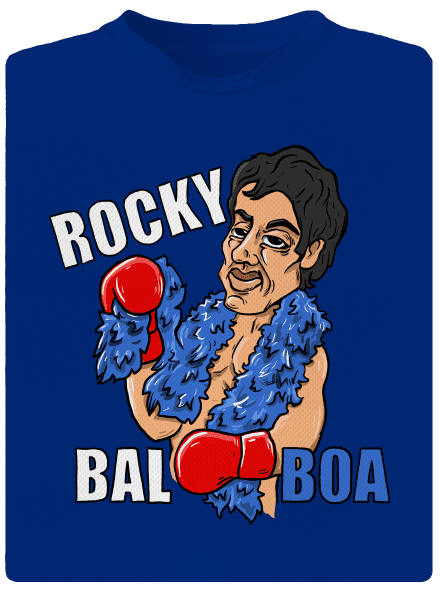 Rocky Bal boa pánské sportovní tričko Royal Blue Mal