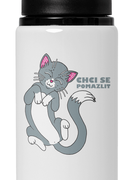 Chci se pomazlit lahev na vodu White