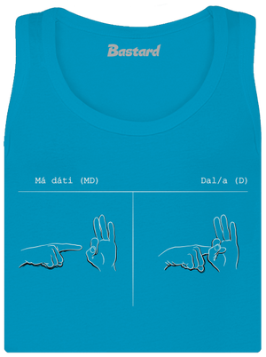 Má dáti dal dámské tílko klasické Blue Atol