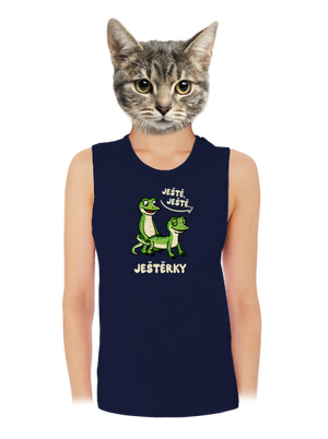 Ještě, ještě dámské tílko volné Navy