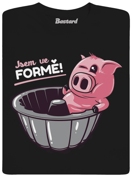 Ve formě pánské tričko Black