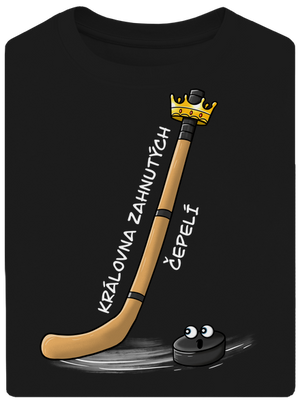 Král zahnutých čepelí - hokej unisex tričko oversized Black