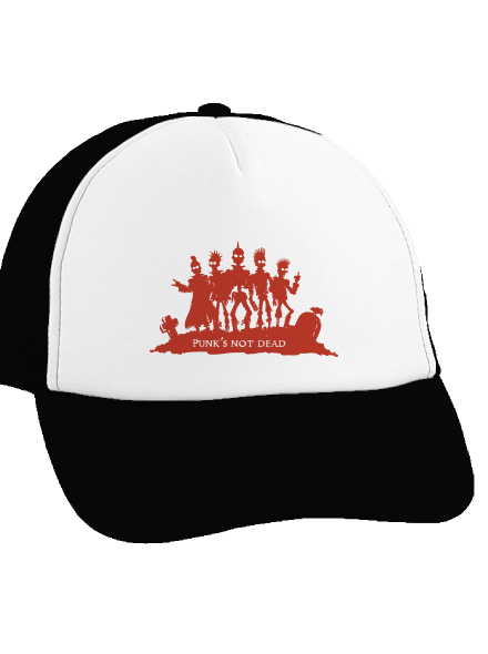 Punks Not Dead kšiltovka truckerka Black cap