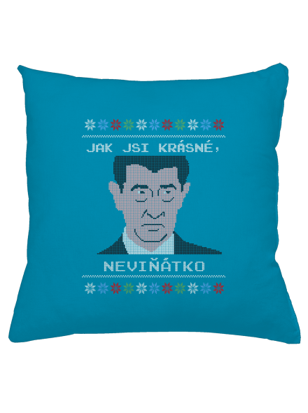 Neviňátko polštář Blue Turquoise