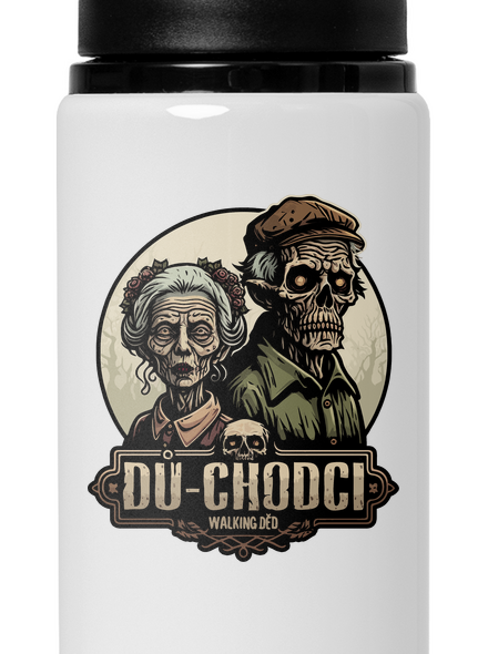Dů-chodci lahev na vodu White