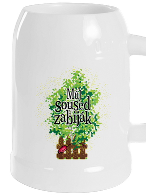 Můj soused zabiják půllitr White