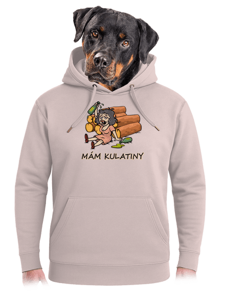 Mám kulatiny unisex mikina premium Rose Chalk