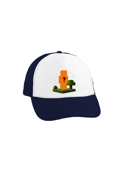 Minecraft z vlastní fotky kšiltovka truckerka French Navy cap