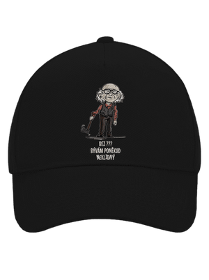 Neklidný - vlastní text kšiltovka baseballka Black