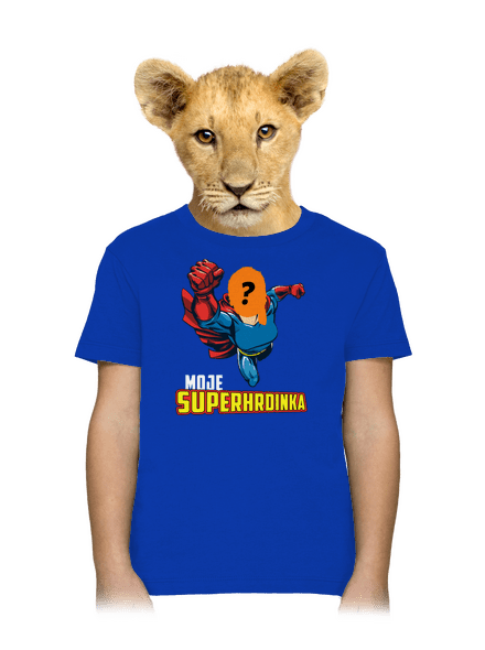 Moje superhrdinka dětské tričko Royal Blue