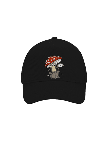 Mám houby kšiltovka baseballka Black