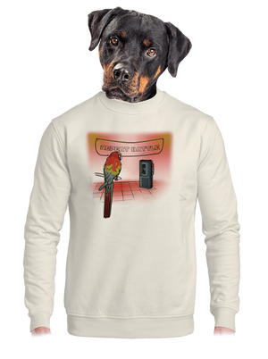 unisex mikina bez kapuce