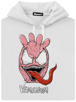 Vemenom dámská mikina klokanka White