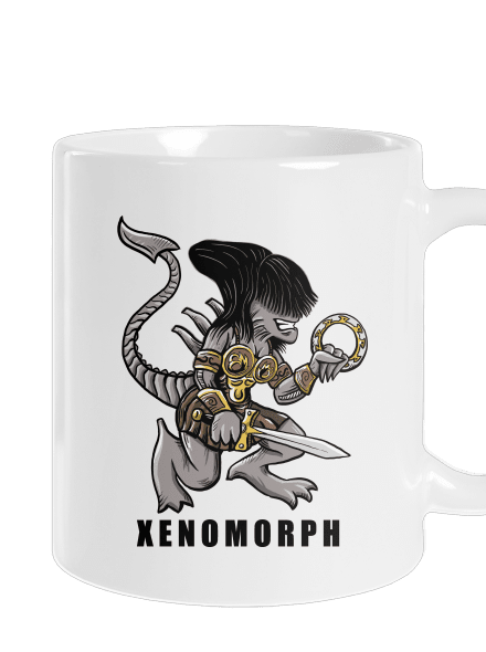 Xenomorph klasický hrnek White