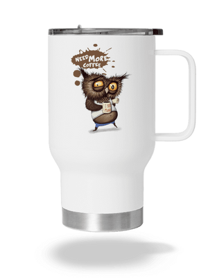 Potřebuju víc kafe termohrnek White