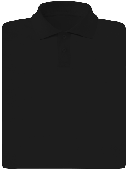 Bez potisku pánská polokošile Black