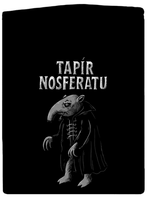 Tapír Nosferatu dámská mikina na zip Black
