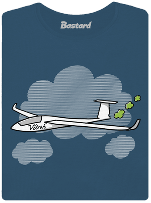 Větroň dámské tričko premium Petrol Blue