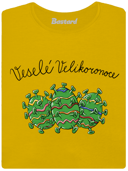 Veselé Velikoronoce dámské tričko Yellow
