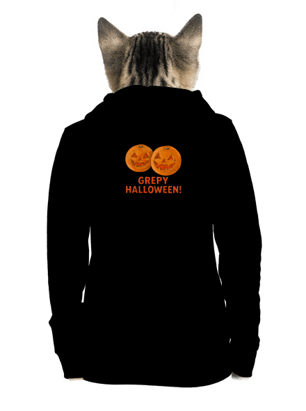 Grepy Halloween dámská mikina na zip Black