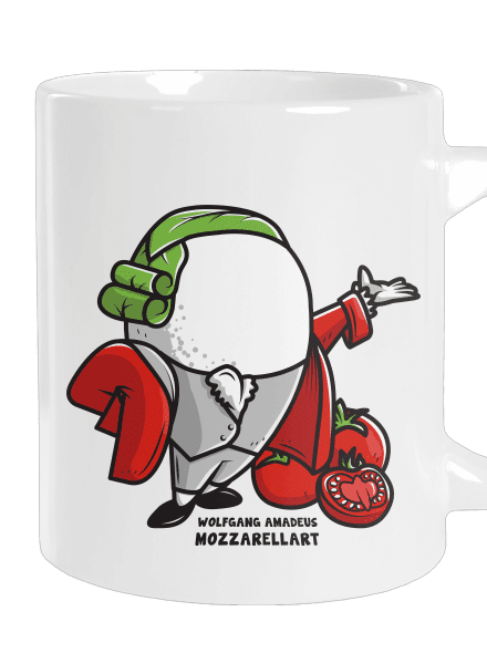 Mozzarelart velký hrnek White
