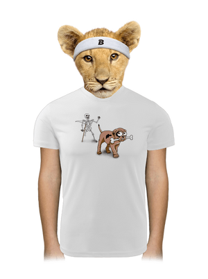 Kostlivec dětské sportovní tričko White