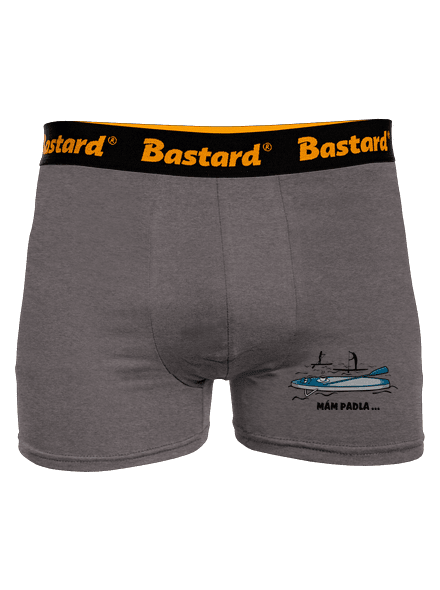 Mám padla boxerky Gray Melange