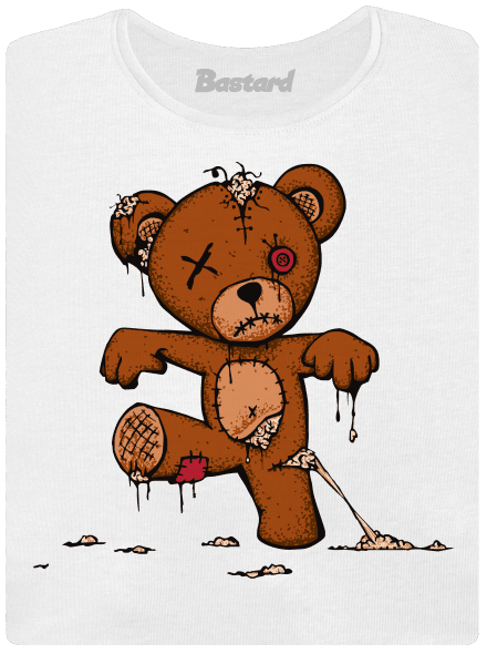 Zombie teddy dámské tričko White