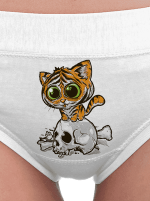 Tygřík dámské kalhotky White