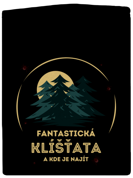 Fantastická klíšťata pánská mikina na zip Black