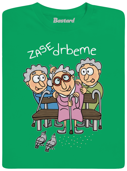 Zase drbeme dětské tričko Kelly Green