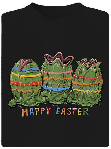 Happy Easter dětské sportovní tričko Black