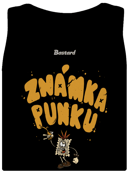Vylitá známka punku  dámské tílko klasické Black
