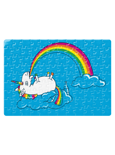 Tajemství duhy puzzle White